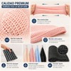 4PCS Zenbody Toalla Exfoliante Japonesa, Doble Cara con 4 Ganchos