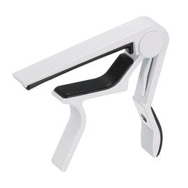 MECCANIXITY Guitar Capo Aluminum Alloy White for Acoustic Guitar, Electric Guitar, Bass, Pack of 1