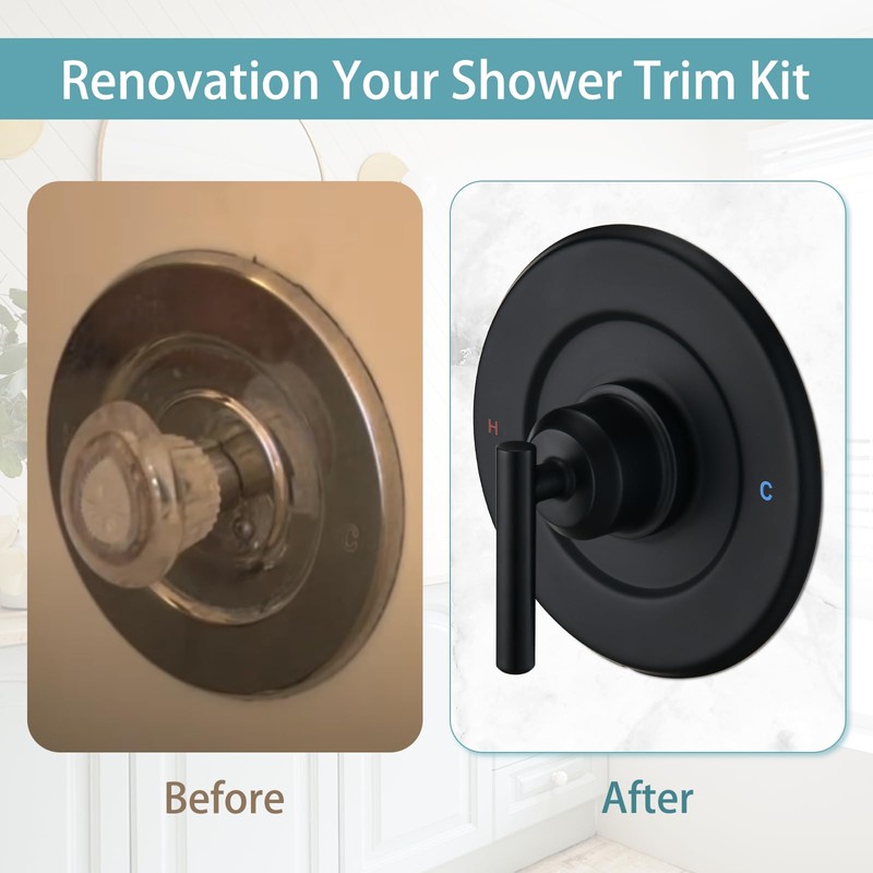 Replacement for Moen Posi-Temp Valve Only Shower Faucet Trim Kit