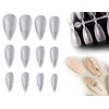 KAPSING 120 Stück Klare Kurze Mandel nageltips, Kurze Mandel Nagelspitzen