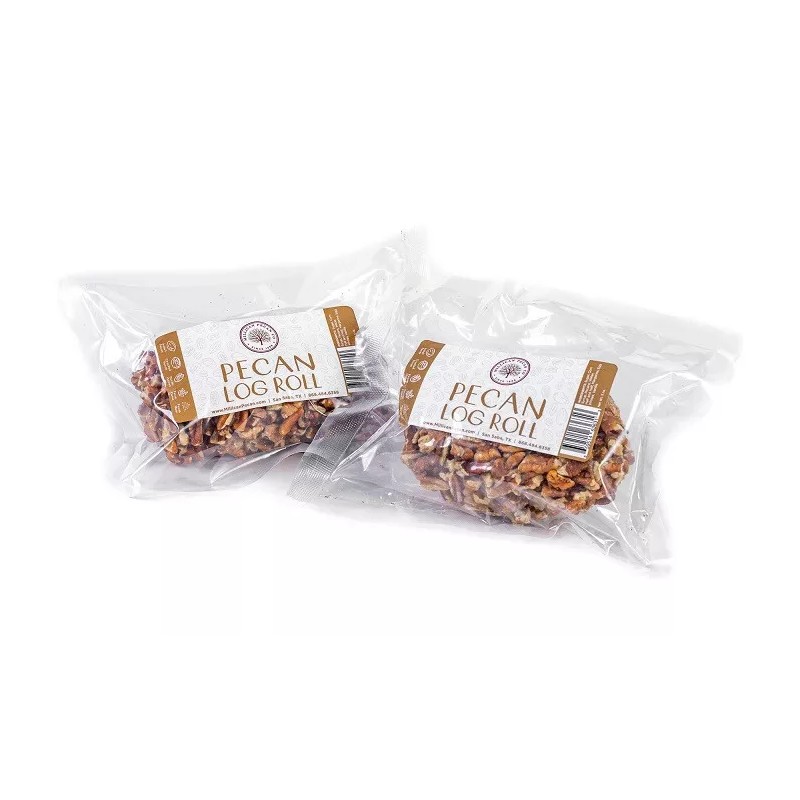 Millican Pecan Fresh Texas Pecan Log Rolls (2 Individually Wrapped