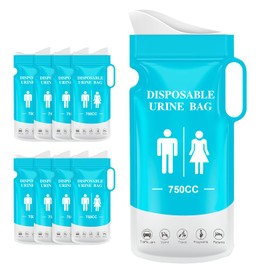 koliprnt Koliprn Disposable Urine Bag, 750 ml Urine Bags for Travel, Elderly People, Children, Women, Pee Bags for Travel for Men