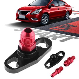 Keenso Fuel Distributor Pressure Regulator Aluminium Alloy Adapter Fuel Valves and Accessories