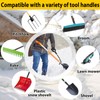 Universal Shovel Handle, Strain-Reducing Elasticity Snow Shovel Handle Ergonomic Back