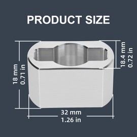 STPCTOU Aluminum Tailgate Hinge Bushing for Rear Tailgate Right Side, Replacement Parts Compatible with Nissan Titan 2005-2021（Silver，1 PCS）