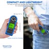 GOYERRNES Handheld Anemometer, Mini Digital Wind Speed Meter Gauge for