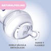 CHICCO, Biberón Natural Feeling, Color Blanco, 150 ml