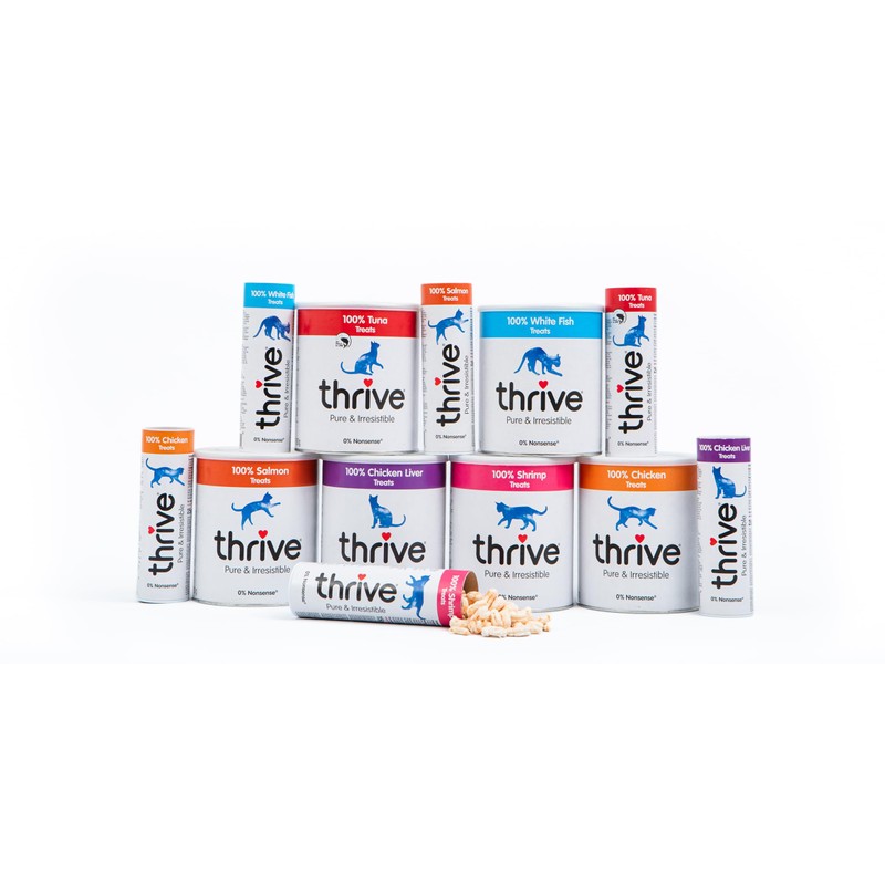 thrive Cat 100% WHITE FISH CAT TREATS MaxiTube