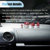NoBrand 7PCS Mini Mushroom Car Rearview Mirror Accessories, Cute Mushroom