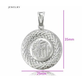 Islamic jewelry Islam Arabic Letter(ALLAH) Necklace & Pendant Environmental Copper Jewelry 32139