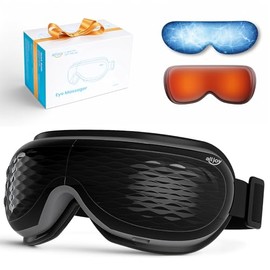 ALLJOY Eye Massager with Heat and Cooling, Lightweight Eye Massager with Removable Gel Mask, Fathers Day Dad Gifts for Husband Men,FSA Eligible HSA, Eye Care Devices for Migraine, Reduce Dry Eyes
