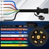Billion wealth 10 Ft Heavy Duty 7 Way Trailer Cord
