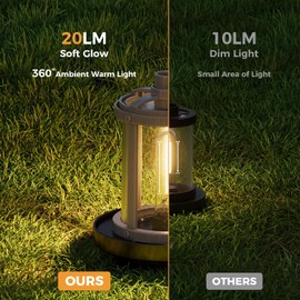 XMCOSY+ Solar Lights Outdoor - 6 Packs, 20 LM Solar Garden Lights, IP65 Waterproof Metal Solar Powered for Pathway Yard Landscape Backyard Walkway Driveway (‎Black & Grey)