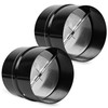 2 Pcs 4 Inch Draft Blocker Backdraft Damper Duct Draft