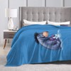 JKU Eeyore Fleece Blanket Super Soft Large Lightweight Cozy Luxury