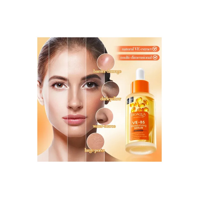 Serum Hidratante Ve B5 Antiarrugas Reduce Poros Bioaqua