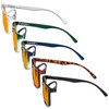 Eyekepper 5 Pack Blue Light Blocking Reading Glasses Square Computer