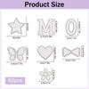 82 PCS Self Adhesive Pearl Letter Patches (A-Z), Number Patch