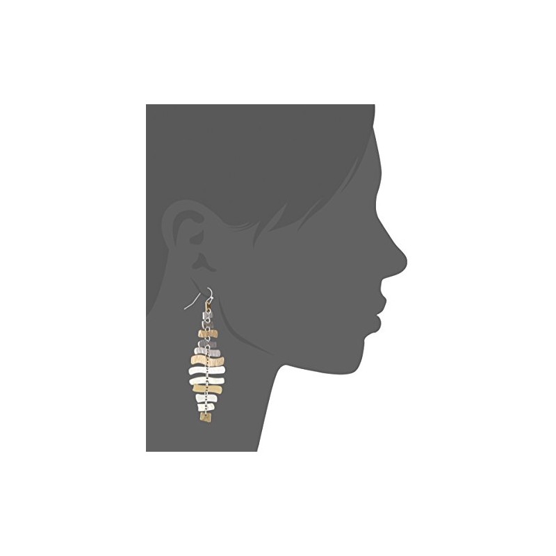 Robert Lee Morris Soho Prisma Two-Tone Sculptural Drop Earrings