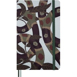 Moleskine Limited Edition Year of the Snake 2025 Notebook, Hard Cover, Large (5" x 8.25"), Ruled, Leaves, 176 pages