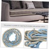 Operitacx Diy Decorative Twisted Cord Rope 4 Braided Satin Polyester