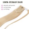SEGO Ponytail Hair Piece, Extension Clip in Real Remy Hair