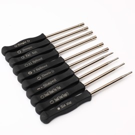 HSXWJ Carburetor Adjustment Tool Screwdriver Kit for Common 2-Cycle Sears Craftsman Poulan Husqvarna Weedeater Echo Toro Ryobi Homelite Small Engine,10 pcs Carburetor Adjuster Tool