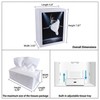 Ballerina Flying Skirt Tissue Box with Touch Sensor Night Light