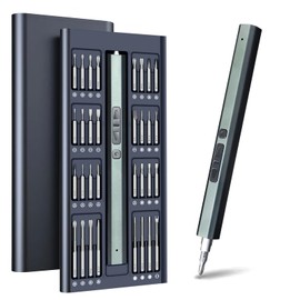 Electric Screwdriver, Mini Electric Screwdriver Set, Magnetic Precision Screwdriver Kit, Electric Screwdriver 200 RPM Max, Suitable for Phone/Laptops/Watch/Camera