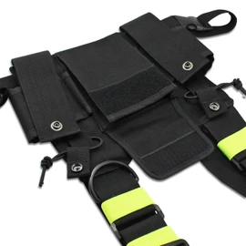 KEESIN Radio Walkie Talkie Chest Pocket Harness Bags Pack Backpack Holster Two Way Radios Carry Case Accessory Holder (Green)