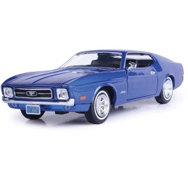 Motormax 1971 Ford Mustang Sportsroof - Metallic Blue