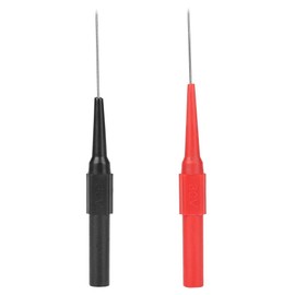 2 pieces insulation piercing needle, P5007 non-destructive test probes, pin test probes, stainless steel needle tip, multimeter probes, test leads, probe test pen, needle tester