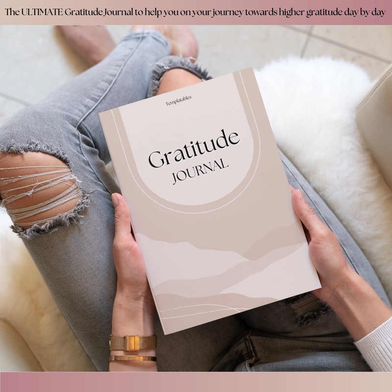 Gratitude & Mindfulness Journal | 90 Day Gratitude Template, Self