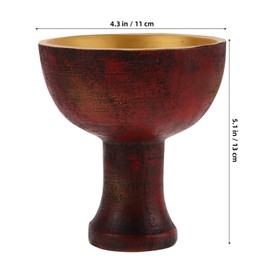 Cabilock Big Chalice Holy Grail Cup: Vintage Chalice Wine Drinking Goblet Cup Journal And Chalice Gothic Drinking Vessel - Ideal Novelty Gothic Father Day