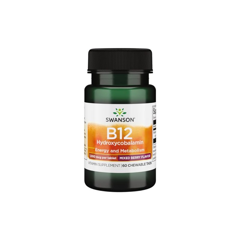 Swanson Supplemelts Vitamin B-12 1000 mcg 60 Chwbls