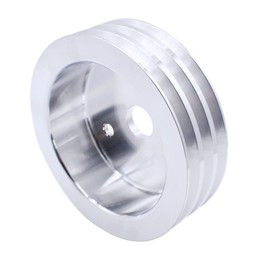 GSKMOTOR Triple Groove SWP Crankshaft Pulley FOR SB SBC Chevy 350 Short Water Pump Crank Pulley