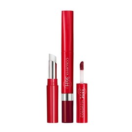 ésika COLORFIX Duo Tattoo Labial Líquido de Larga Duración 36H – Efecto Tatuaje No Transfer con Bálsamo Hidratante y Manteca de Karité 2.6 ml (Rojo Fi