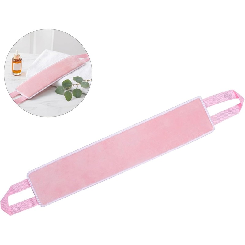 ERINGOGO Aplicador y Fibra para Loción de Espalda Rosa Previene