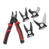 5 in 1 Pliers Set Steel Multifunctional Interchangeable Head Pliers