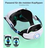 Elegamefy für Meta Quest 3/3S/2 Headstrap mit Akku, Magnetischer Akku
