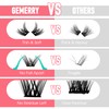 GEMERRY MHL-01 Volume Eyelash Extensions, 8-16 mm, Cluster Lashes, Individual