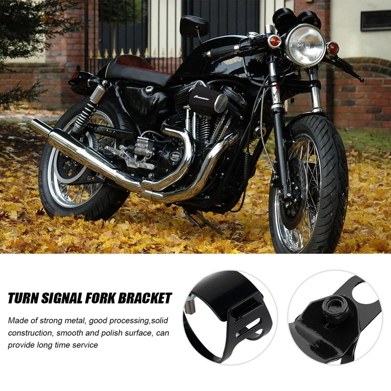 CGEAMDY Pack of 2 Motorcycle Indicator Bracket, Motorcycle Headlight Holder