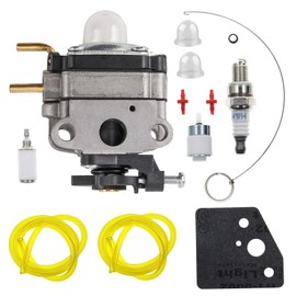 Carbhub 753-06220 Carburetor for Troy Bilt Built TB575EC TB525EC Curve Shaft Gas String Trimmer 575EC Carb MTD 753-06220A Parts Kit