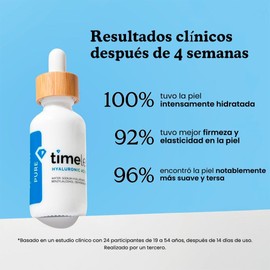 TIMELESS Serum Facial con Ácido Hialurónico puro 100% 60 ml - Suero Hidratante facial Antiedad para todo tipo de piel - Serum Acido Hialuronico que mejora Firmeza y Luminosidad