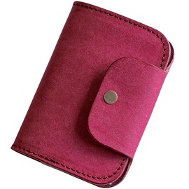 AURAMU MARGOT TONI Italian Leather Key Case, Card Case, Thin, Smart Key Compatible, Men's, Women's, Genuine Leather, mystic