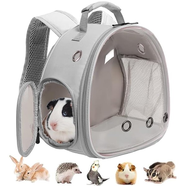 Guinea Pig Backpack, Space Capsule Bubble Window Small Animal Backpack