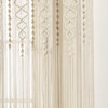 Lush Decor Boho Macrame Textured Cotton Window Curtain Panel Single