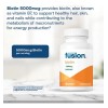 Bariatric Fusion Biotin 5000mcg 90 Cápsulas Para Crecimiento