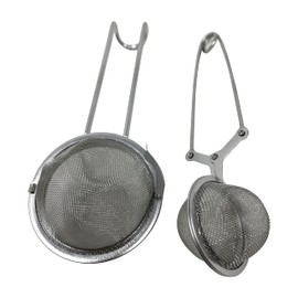 Stainless Steel Tea Infuser 2Pc Tea Mesh Ball Infuser Spice Filter Reusable Herbs Loose Strainer HTUK®