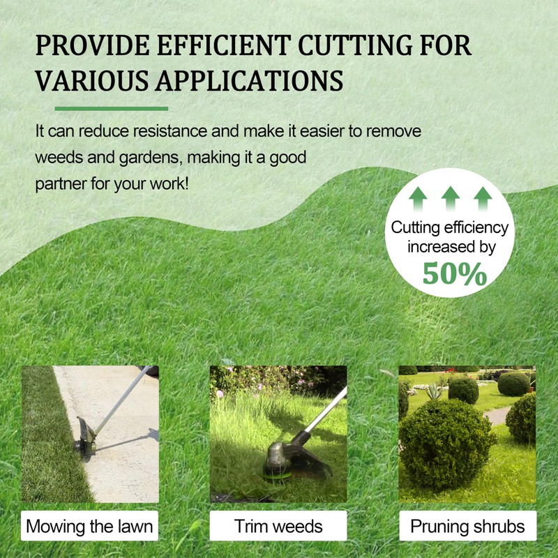 A AIRMACHIN AL2420PB String Trimmer Line for EGO String Trimmer，Green-5